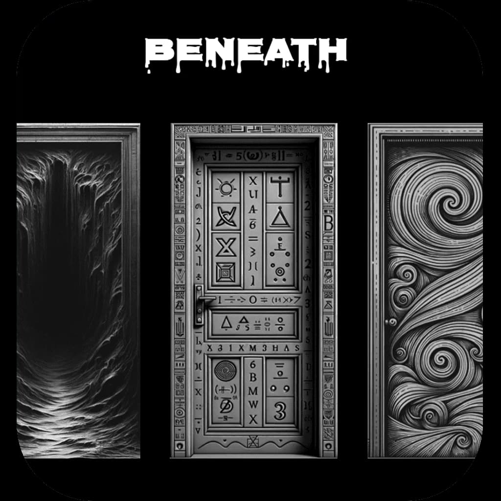 Beneath